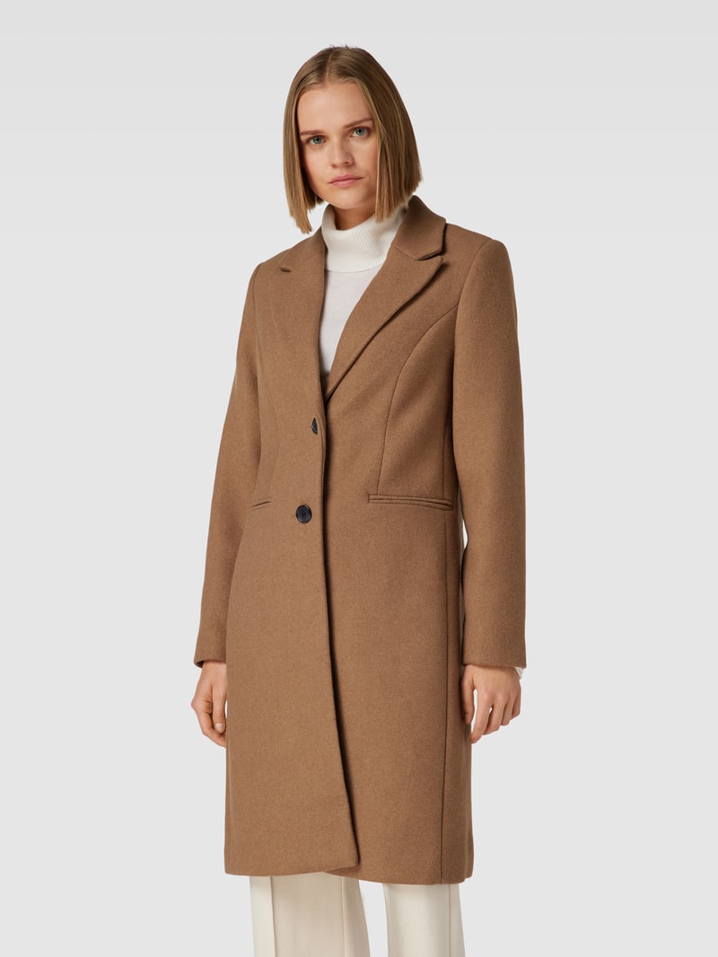 Mantel mit Reverskragen Modell 'BLAZA' in camel