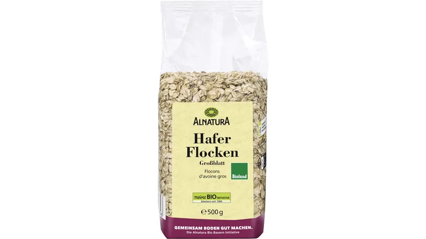 Alnatura Bioland-Haferflocken Großblatt 500 g
