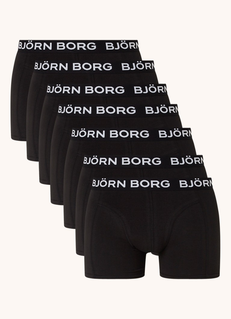 Boxer Björn Borg Essential con fascia logo, confezione da 7