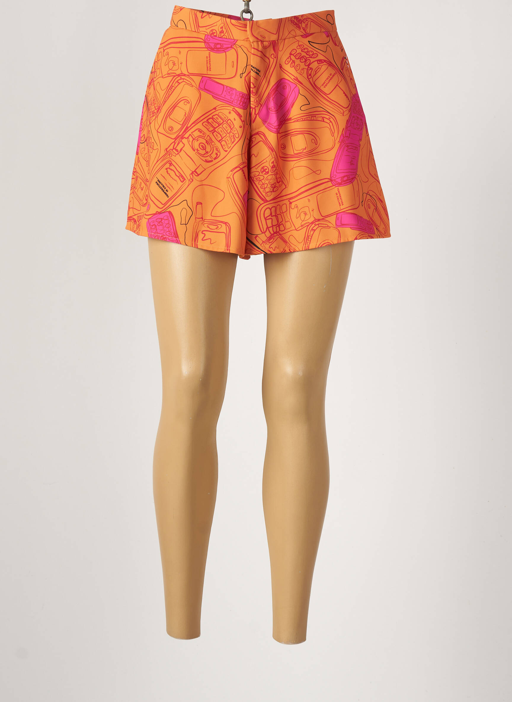 Temperatura Shorts 1 Femme couleur orange