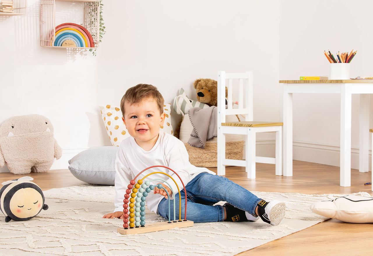 Pinolino Kinderträume Pinolino Abakus-Regenbogen Holzspielzeug Kinderspielzeug Rechenschieber