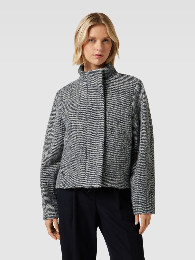 Jacke mit Streifenmuster in ecru