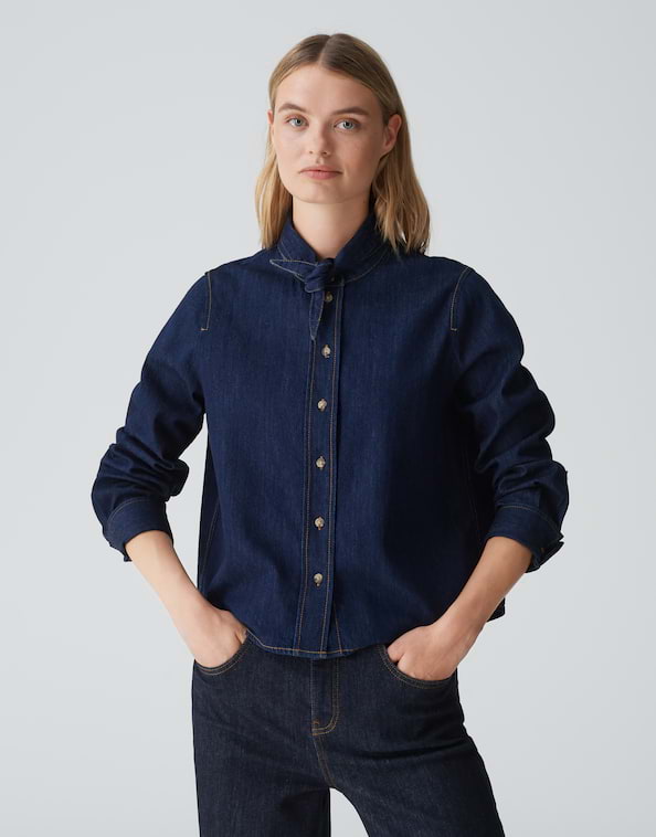 Jeansbluse Farilla