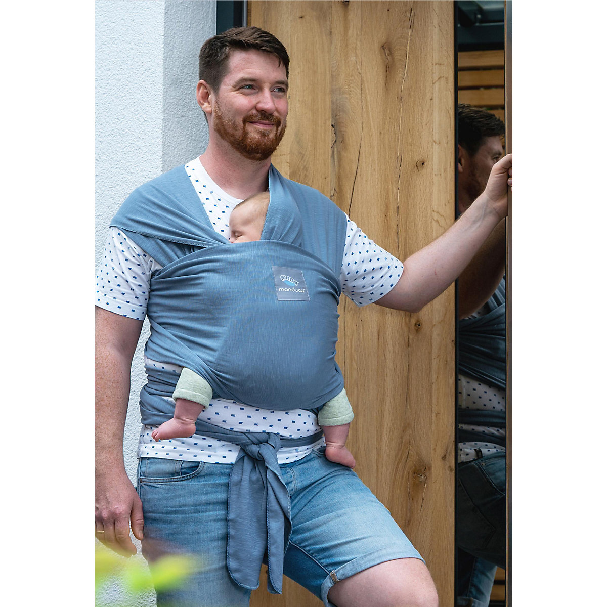 Tragetuch sling, skyblue