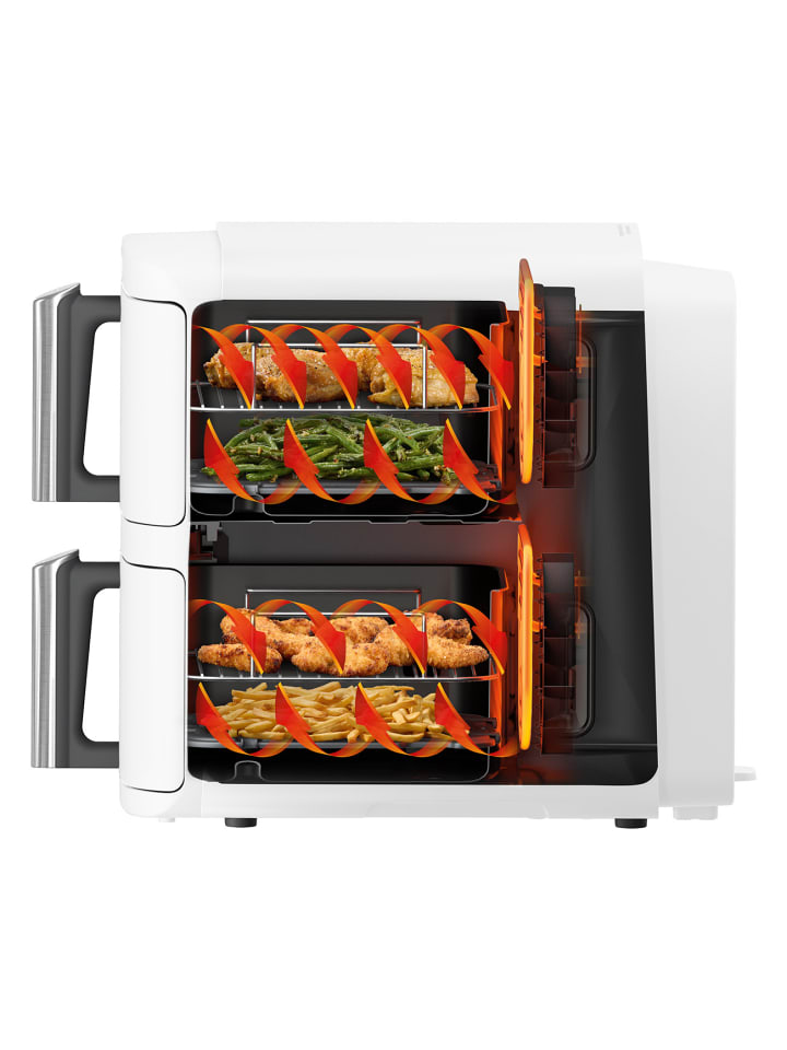 NINJA Heißluftfritteuse SL400EU Double Stack 2-Ebenen XL in weiß günstig kaufen onesize