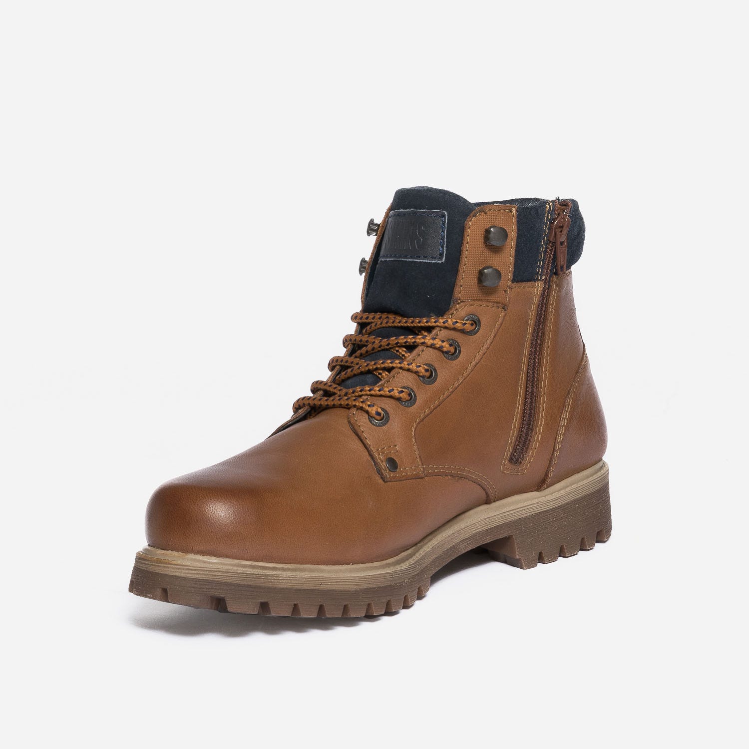 Boots REDSKINS cognac en cuir