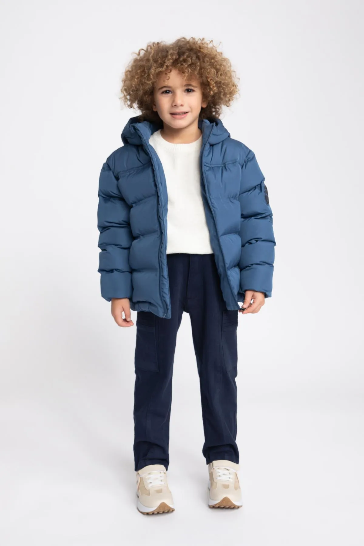 DeFacto  Wasserabweisende Pufferjacke mit Kapuze für Jungen A2246a823wn