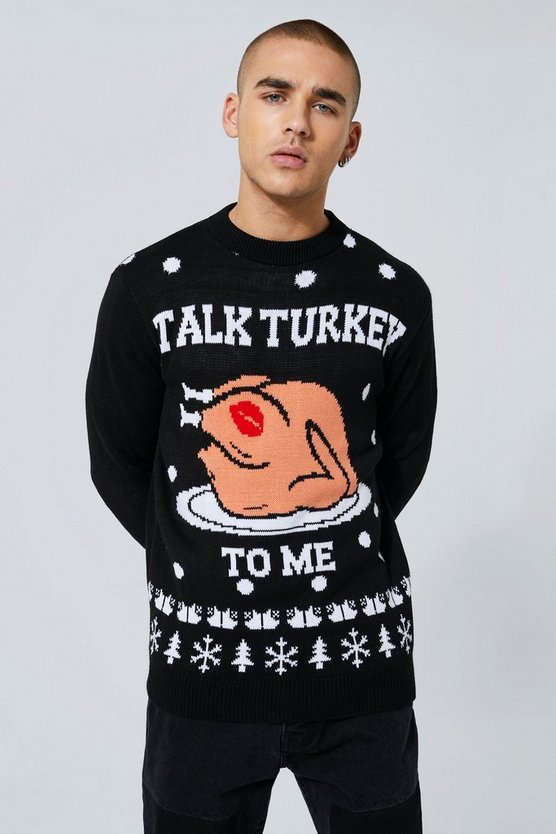 Talk Turkey To Me Weihnachtspullover