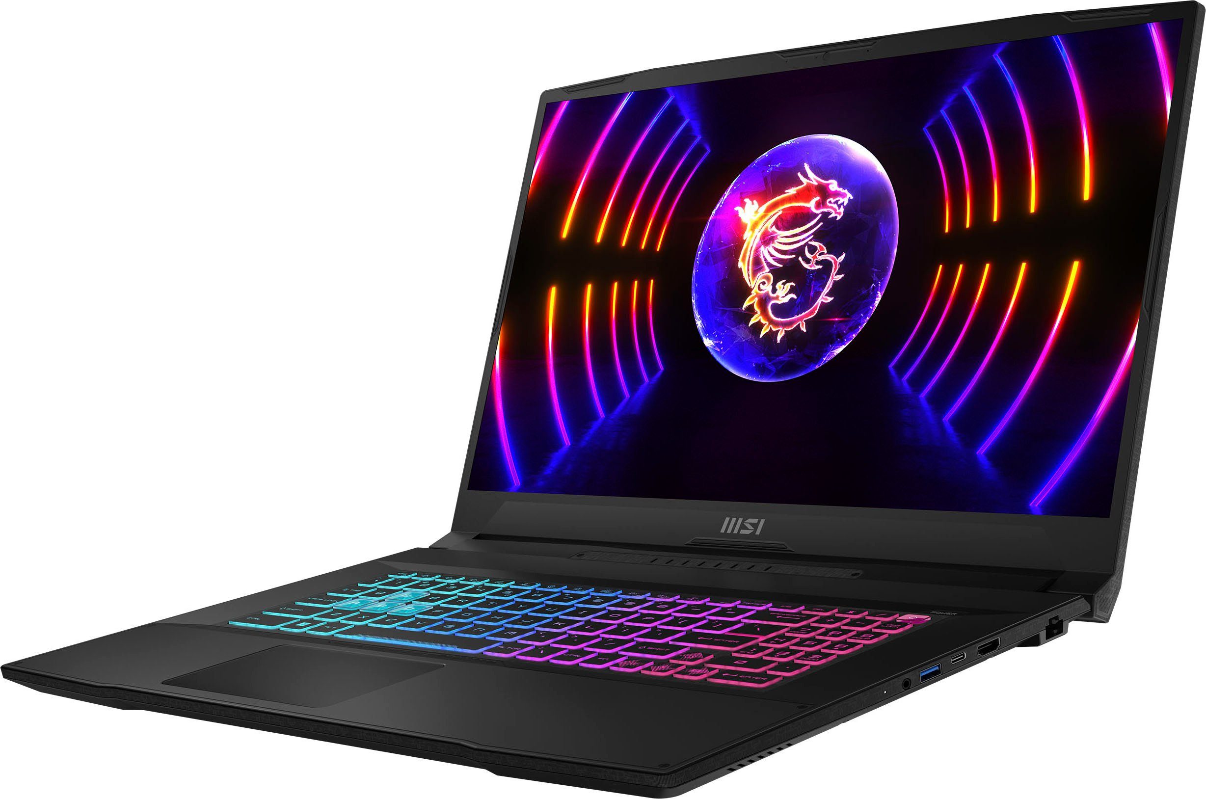 MSI Katana 17 B12VFK-406 Gaming-Notebook (43,9 cm/17,3 Zoll, Intel Core i7 12650H, GeForce RTX 4060, 1000 GB SSD)