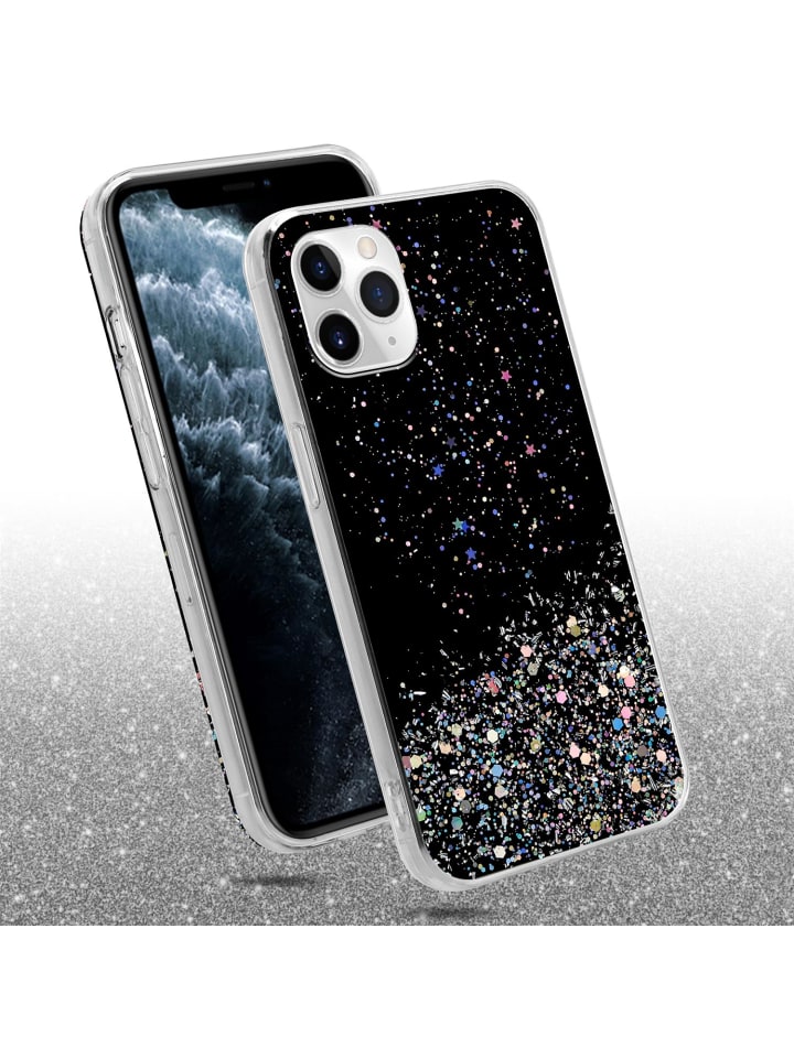 cadorabo Hülle für Apple iPhone 11 Glitter in Schwarz mit Glitter günstig kaufen iPhone 11