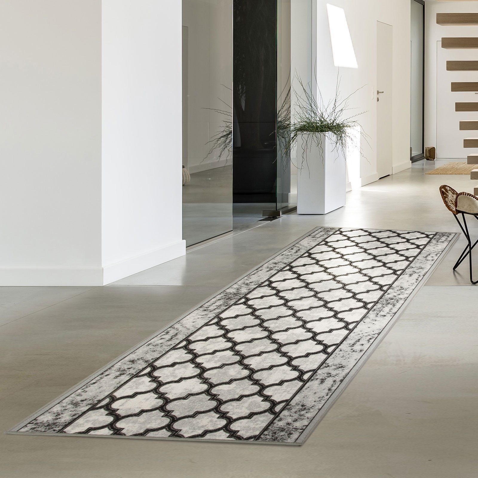 Läufer Kubu, Teppich in vielen Größen, 100% Polypropylen, Wohnteppich, Karat, Rechteckig, Höhe: 5 mm