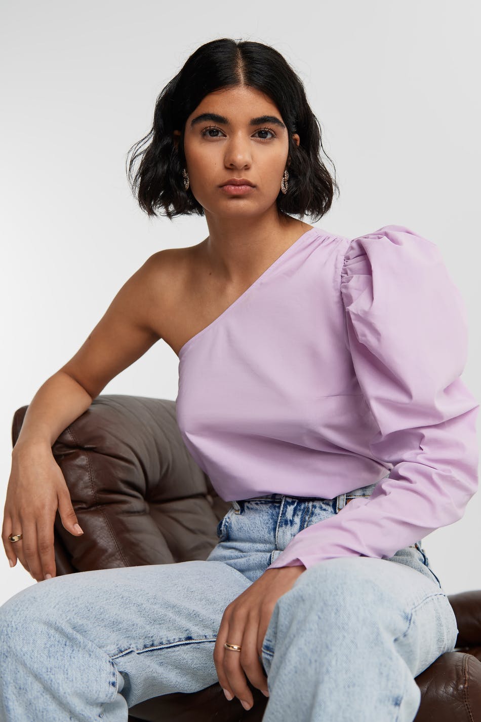 Jane one shoulder top