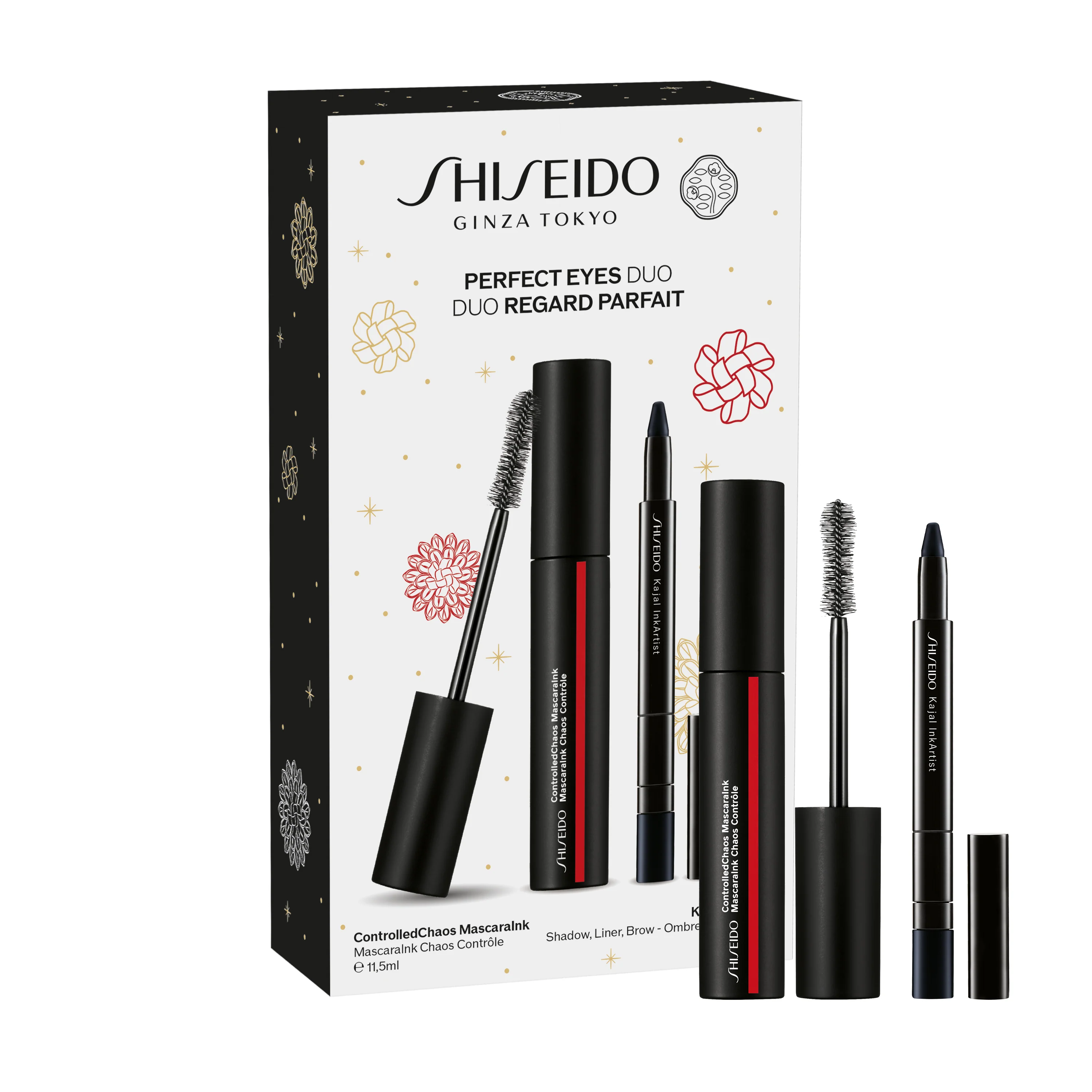 Kit de Maquiagem para Olhos e Máscara - Conjunto de Maquiagem para as Festas