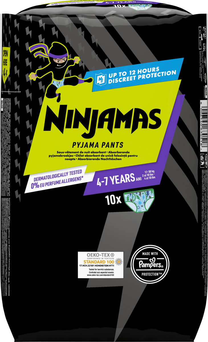Pyjama Pants Jungen 4-7 Jahre, 10 St