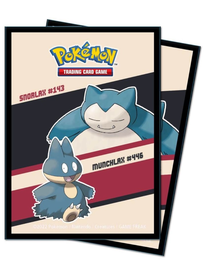 Pokémon Pokémon Schutzhüllen Snorlax & Munchlax 65 Stück in Mehrfarbig ab 6 Jahre günstig kaufen onesize