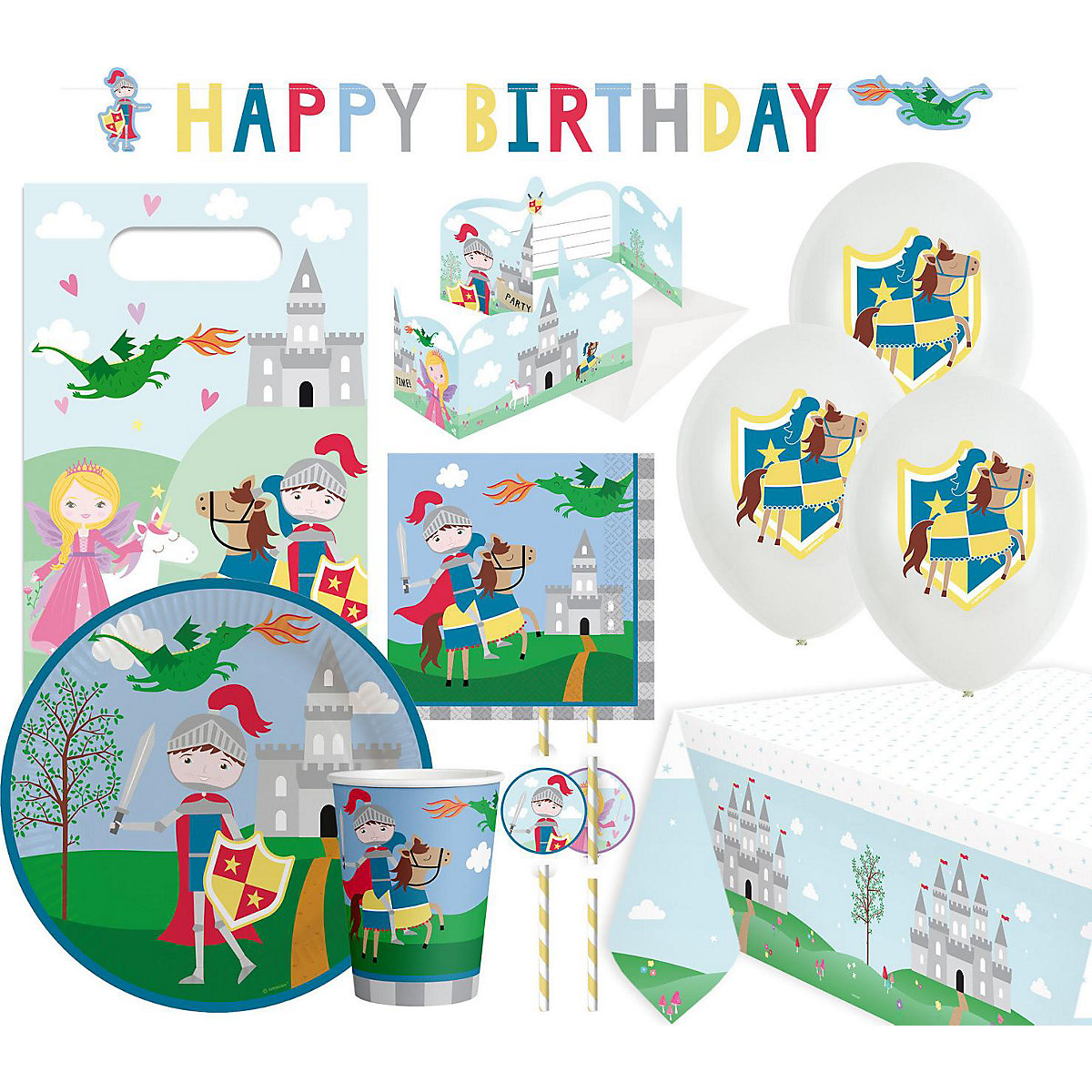 Partyset Knight 68-tgl.