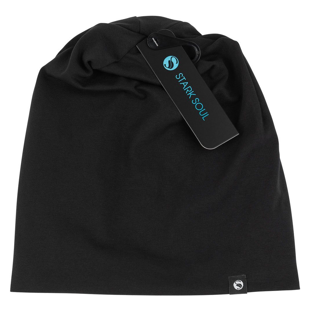 Stark Soul® Beanie Unisex in angenehmer Baumwoll-Jersey-Qualität