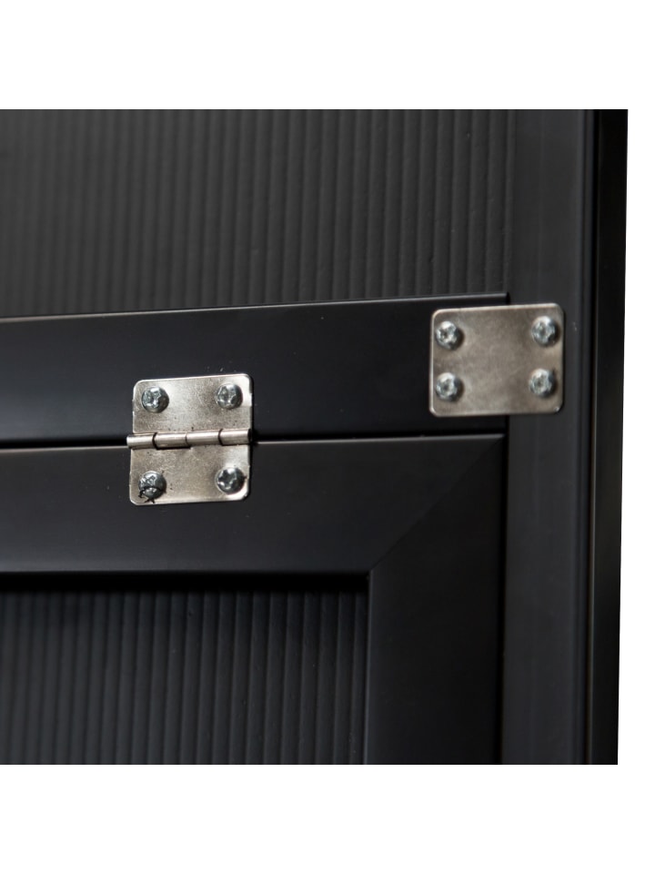en.casa Standspiegel Barletta in Schwarz (H)150.6cm (B)35.6cm (T)2.7cm günstig kaufen onesize