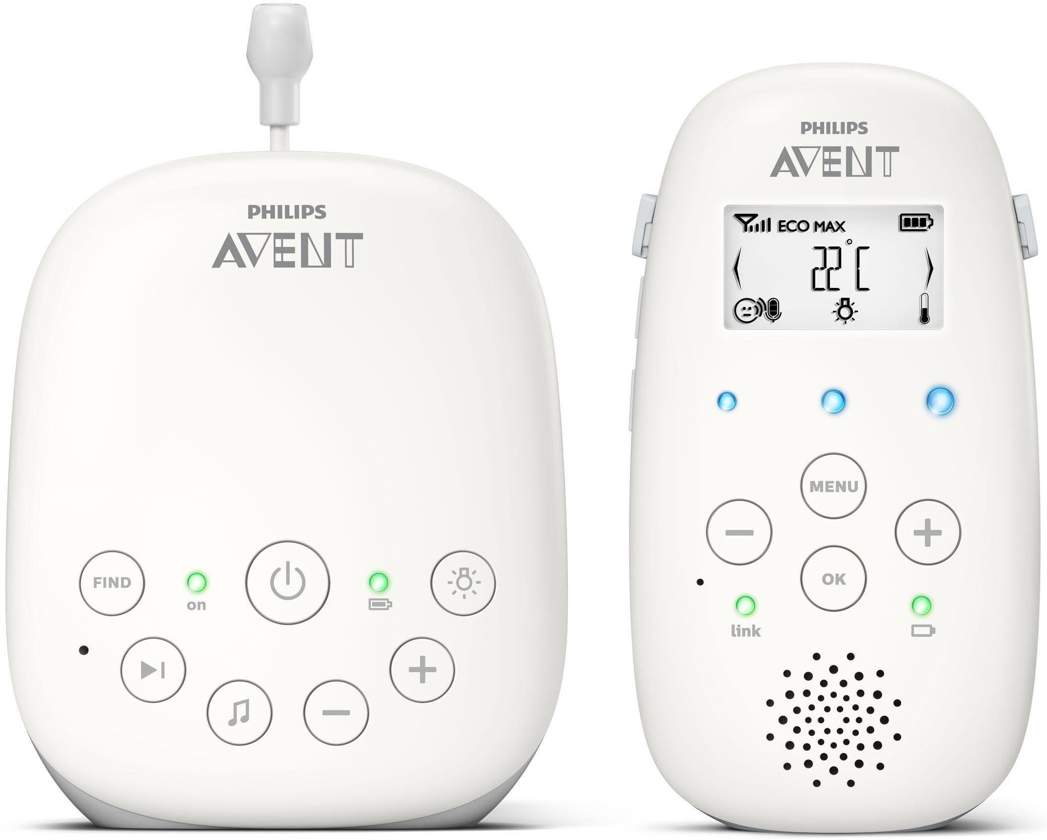 Philips AVENT Babyphone SCD713/26, mit Gegensprechfunktion und Nachtlicht