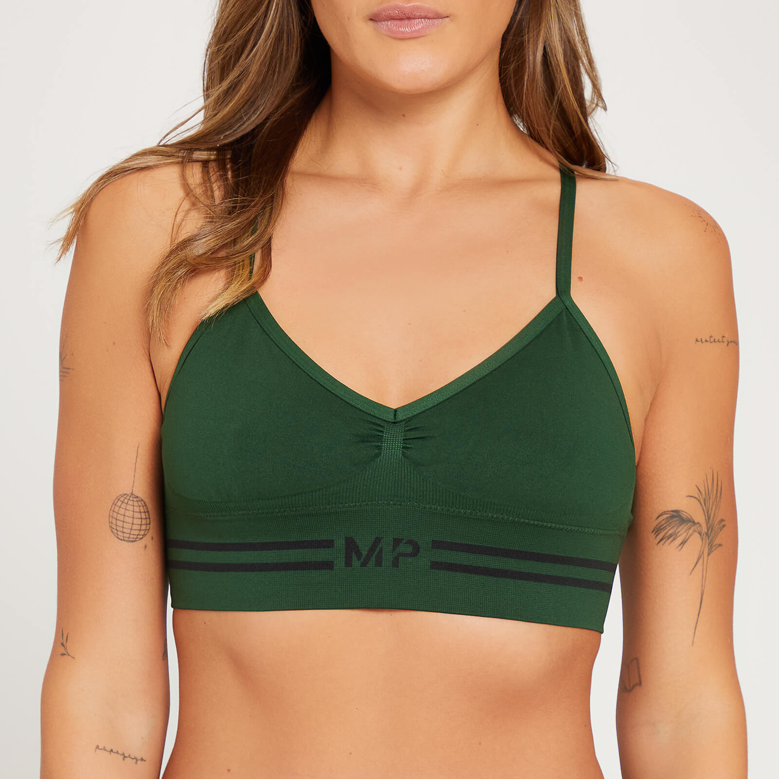 Brassière sans coutures MP pour femmes – Vert foncé