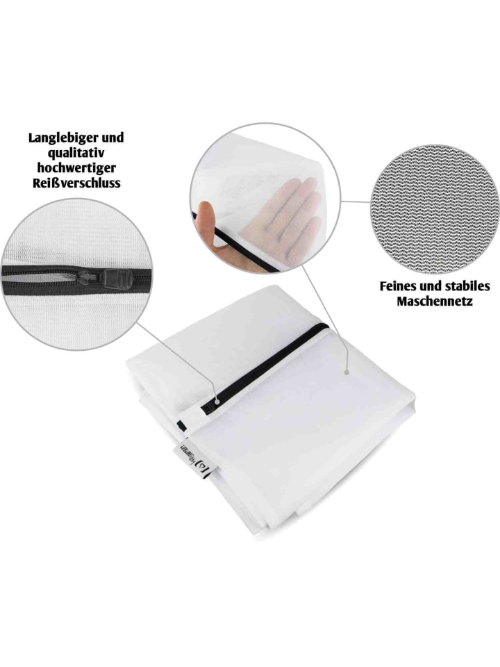 LIEBLINGS Ding Wäschenetz XXL 100x90cm LIEBLINGS Ding Wäschenetz in Weiß günstig kaufen 1