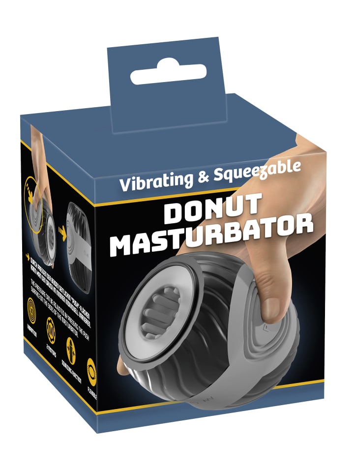 You2Toys Masturbator Donut Masturbator in schwarz günstig kaufen 10 cm