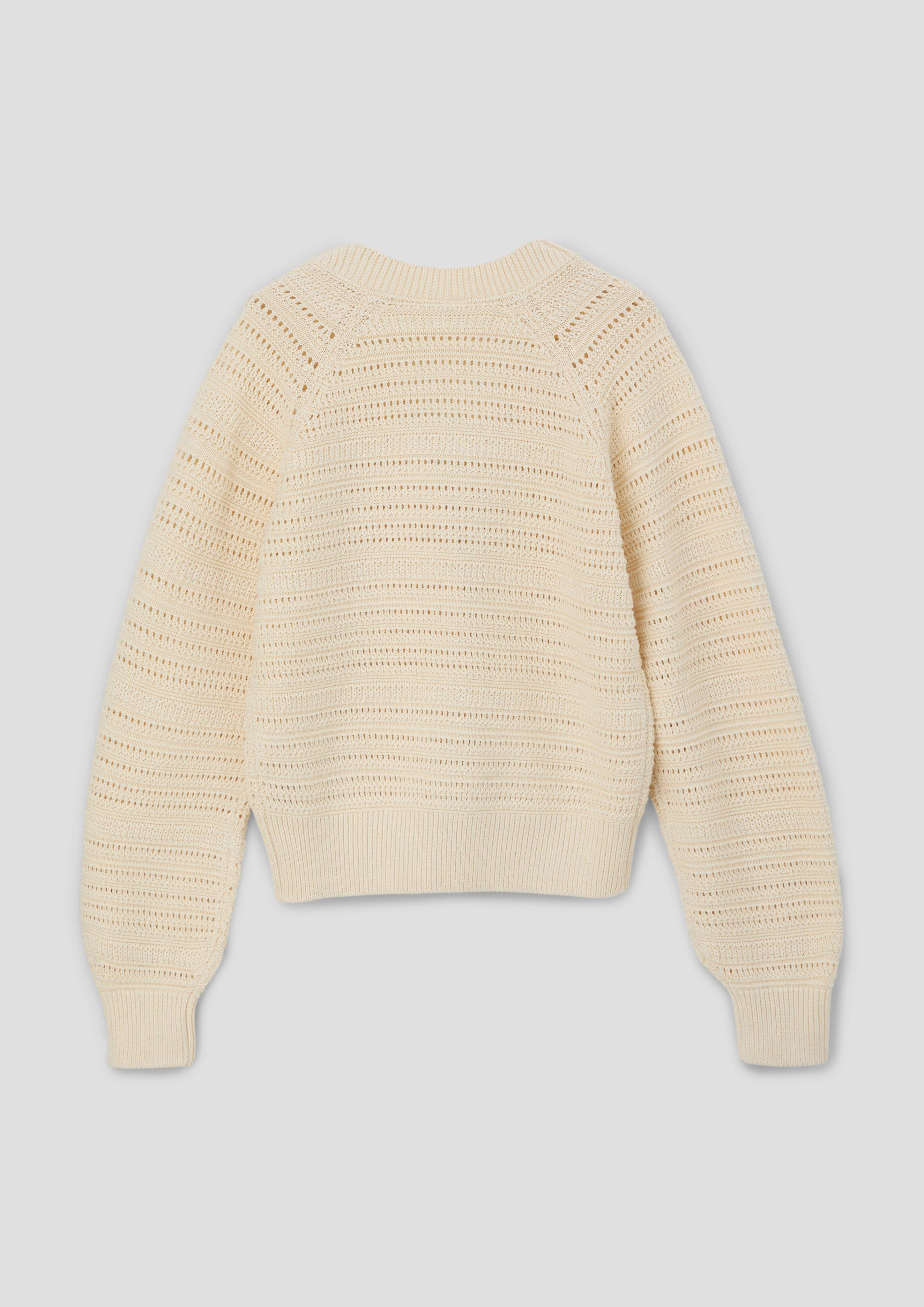 Strickjacke mit Musterstruktur  2133940-0805