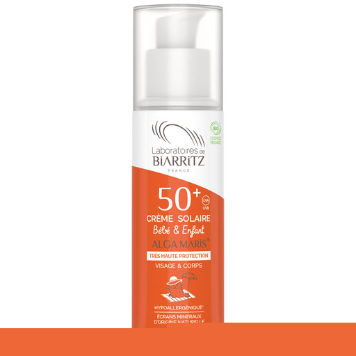 ALGA MARIS Sonnencreme Kinder Bio LSF 50  UVA/UVB  50 ml  Creme