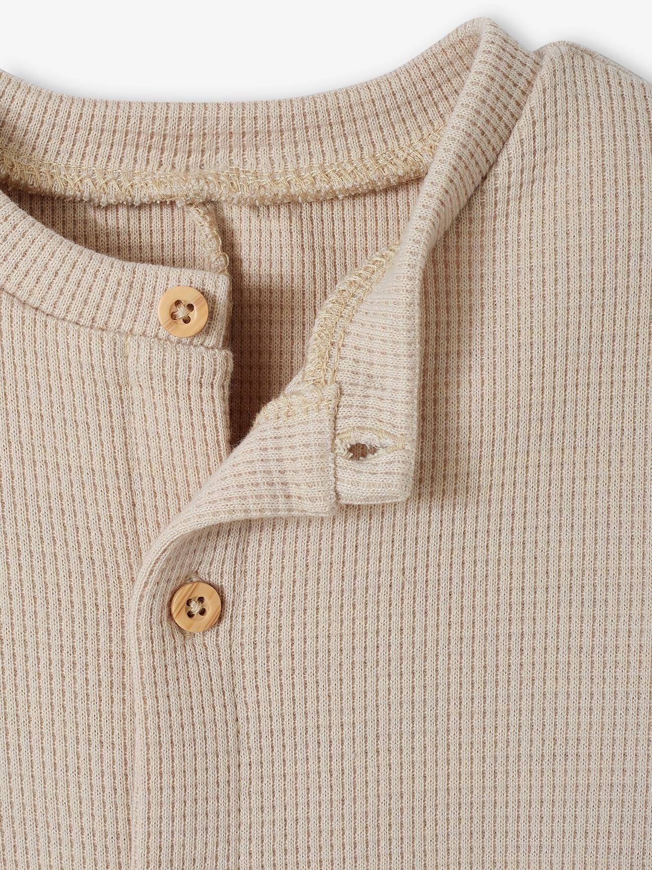 Vertbaudet Baby Overall aus Waffelpikee - tonfarben