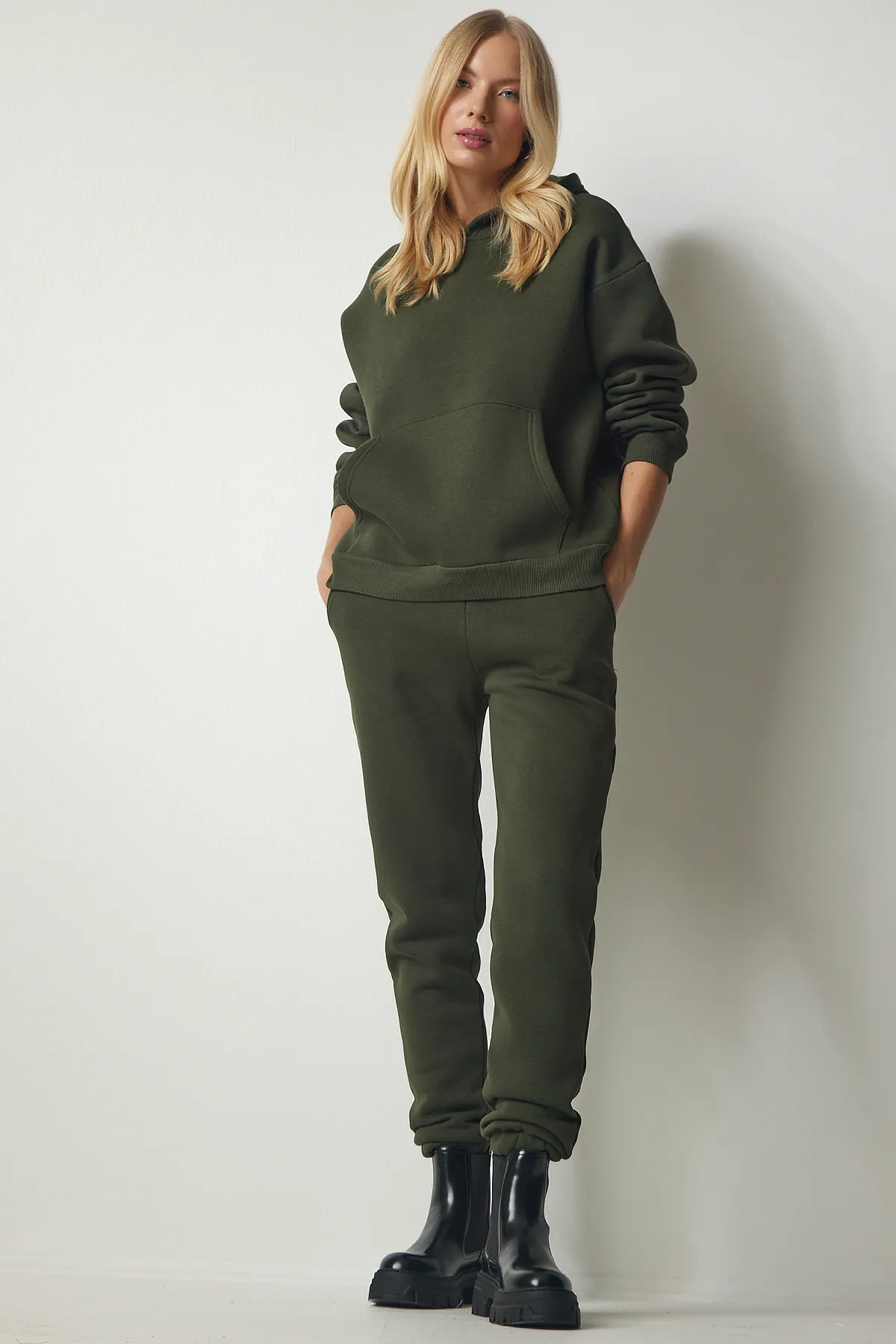Happiness İstanbul  Trainingsanzug - Khaki - Regular Fit