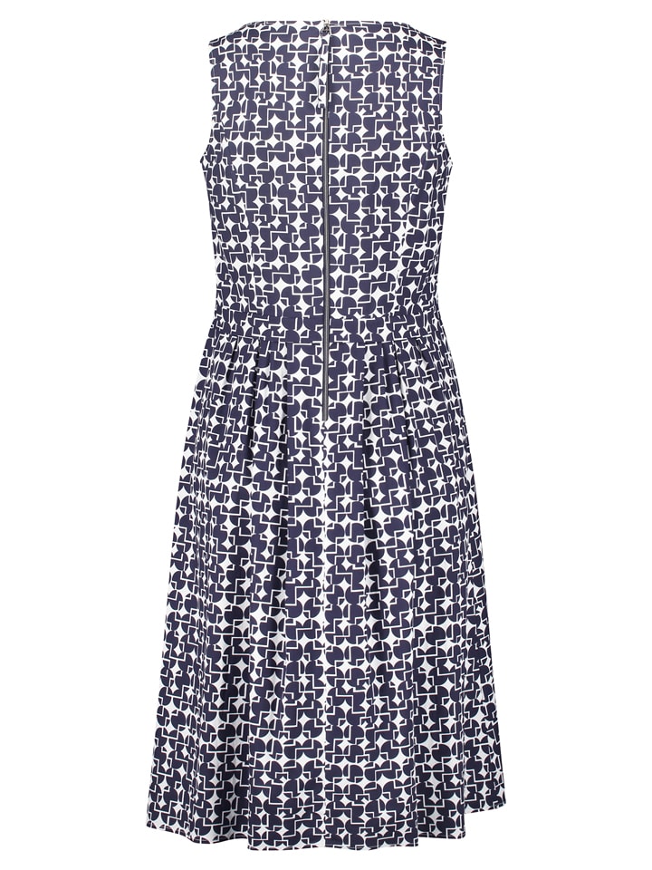 Vera Mont Kleid in Weiß/ Dunkelblau günstig kaufen
