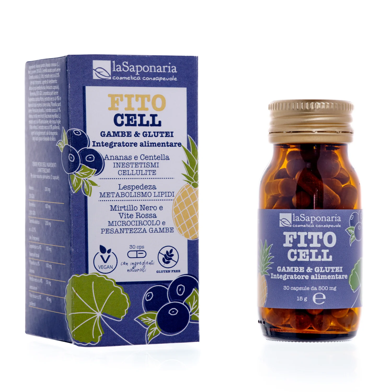 In&Out - Compléments alimentaires FITOCELL - Complément alimentaire anti-cellulite et pour la microcirculation - Complément pour la circulation, le corps et la détox.