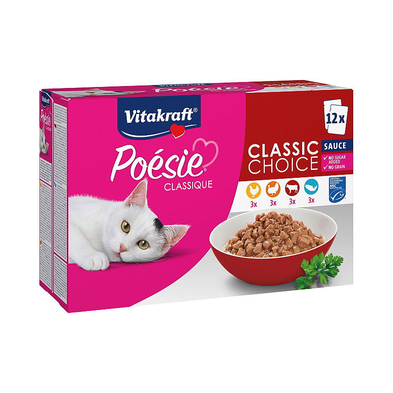 Vitakraft Kattemat Poesi 12x85 g Vitakraft