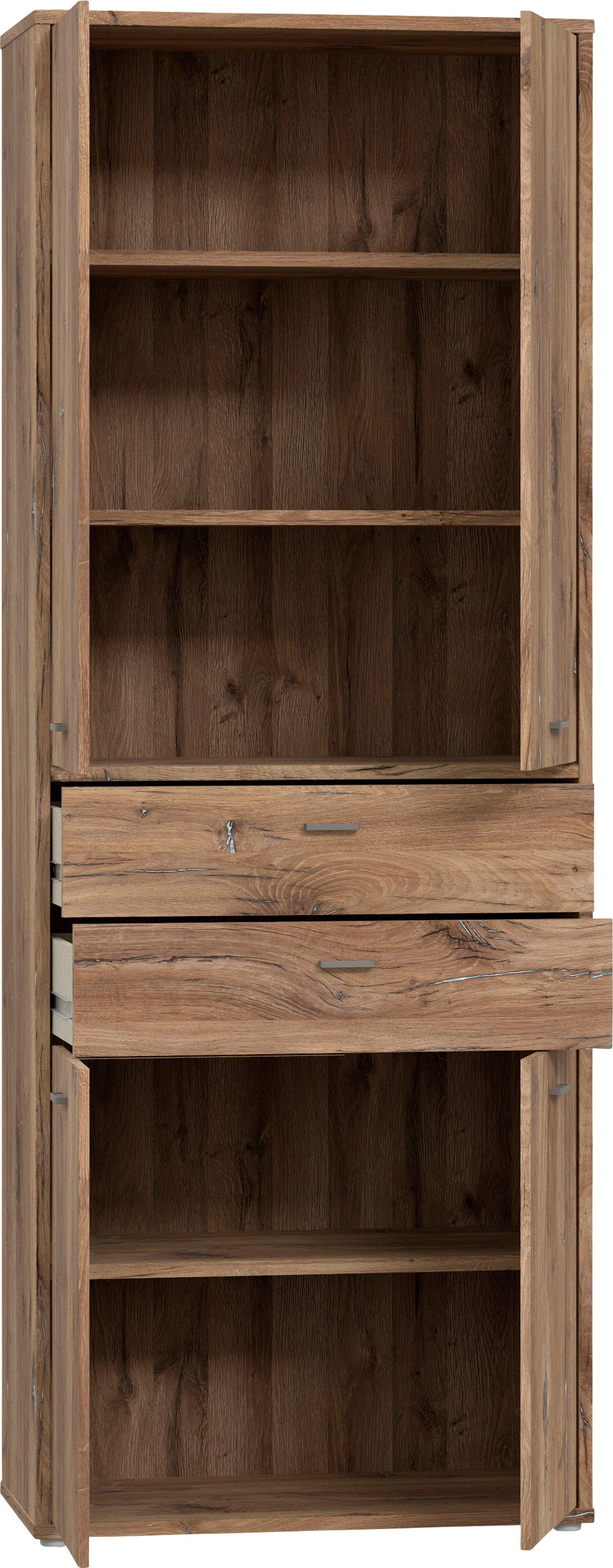 FORTE Mehrzweckschrank Ice Valley Moderner Aktenschrank für das Home Office, Breite 84,5 cm
