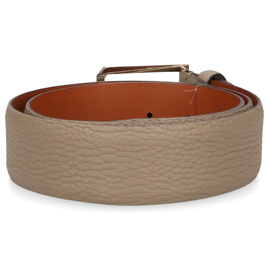 Santoni - Gürtel 40VSO Kalbsleder - beige