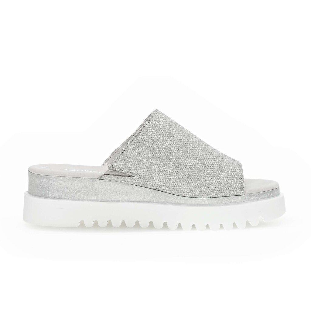 Gabor fashion Pantolette silber