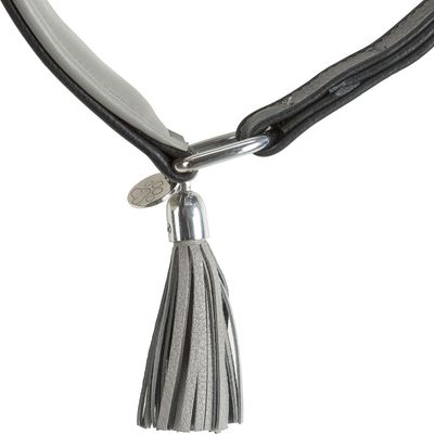 Trixie Active Comfort Halsband für Windhunde, schwarz/grau