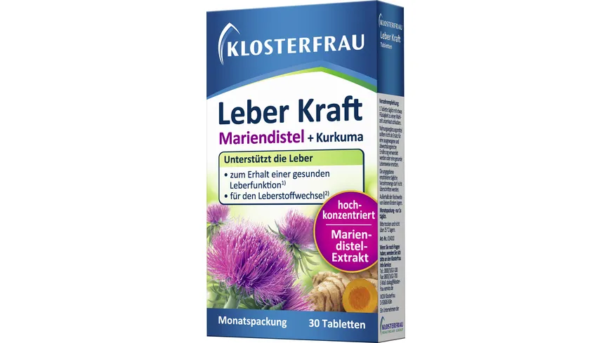 KLOSTERFRAU Leber Kraft Tabletten