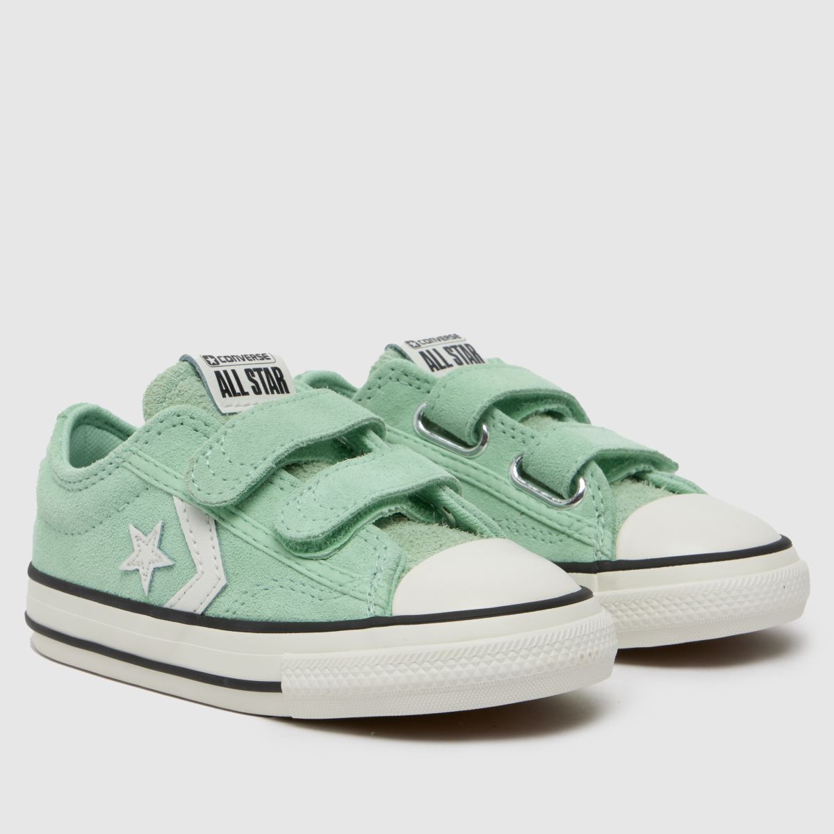 Converse ljusgröna Star Player 76 v Småbarnsskor