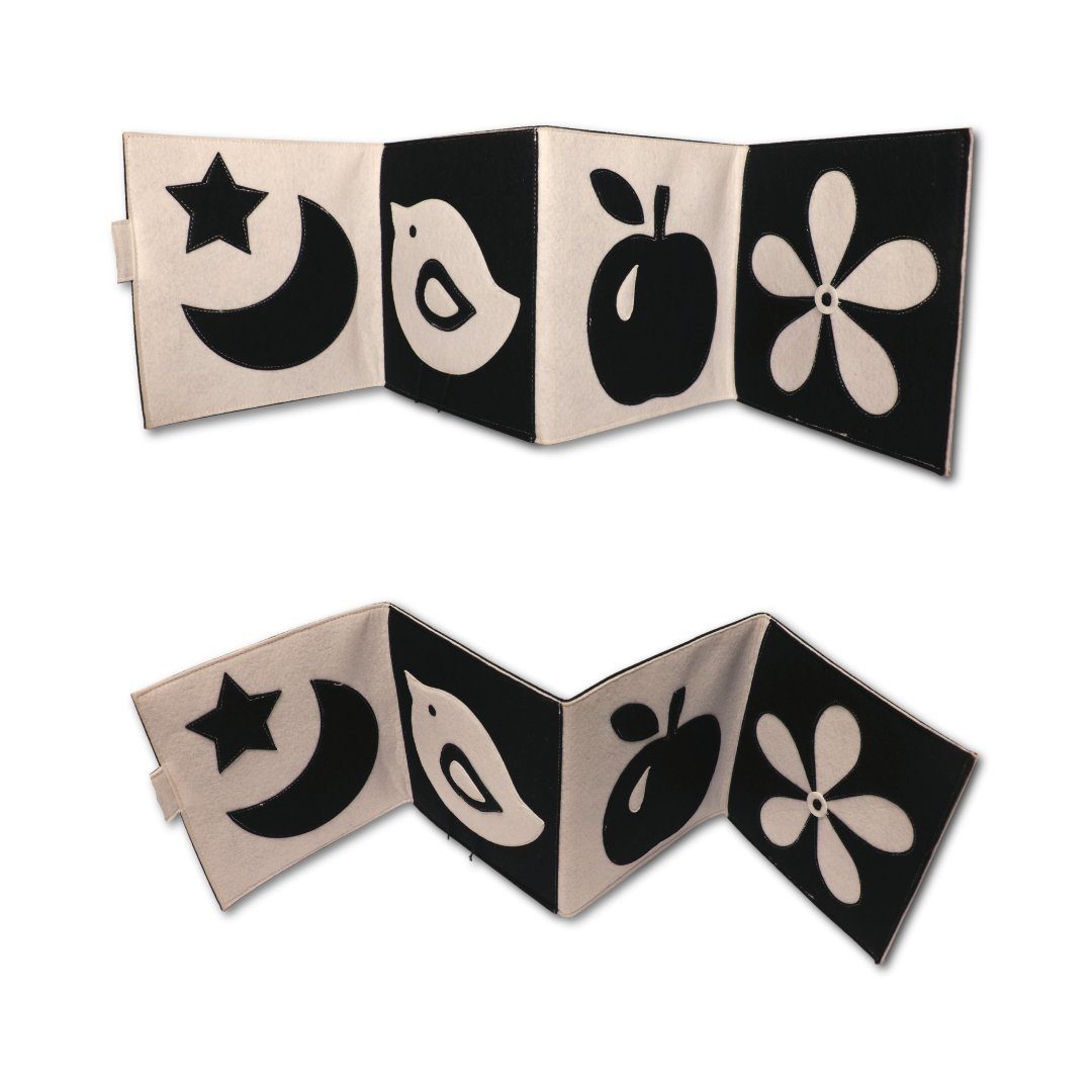 Jolly Designs Stoffbuch Black and White