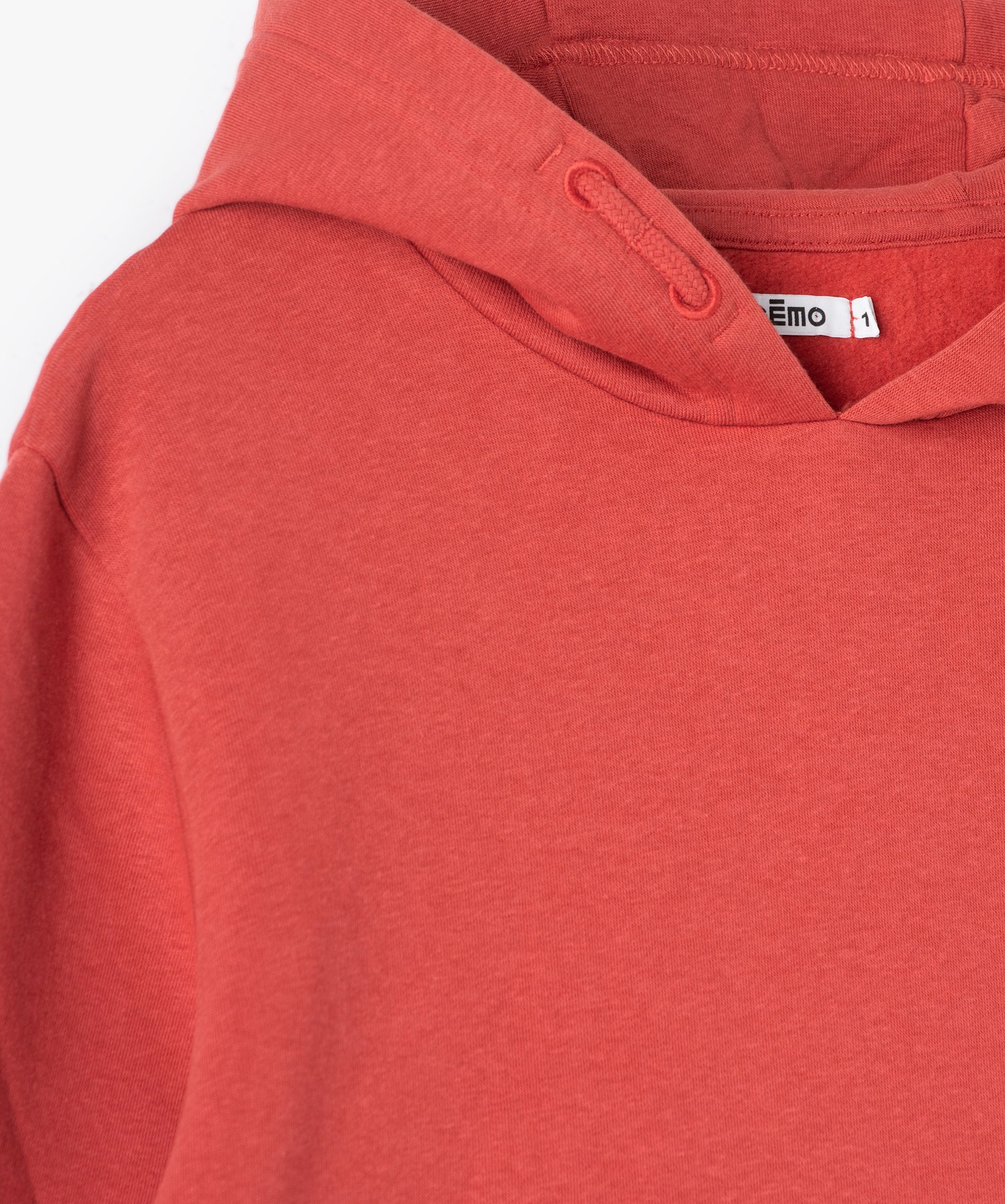 Sweat molletonné à capuche Garçon rouge | GEMO