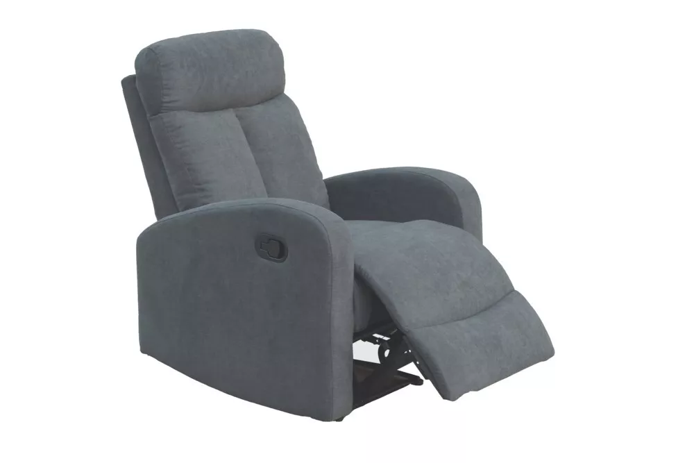 Happy Home Happy Home Relaxsofa-Set 3 tlg. mit 5 Relaxfunktionen & Tischfunktion Grau