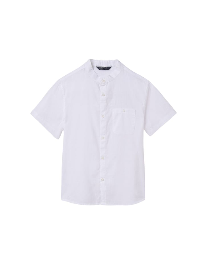 Mayoral Kurzarmhemd festlich elegant in weiss günstig kaufen