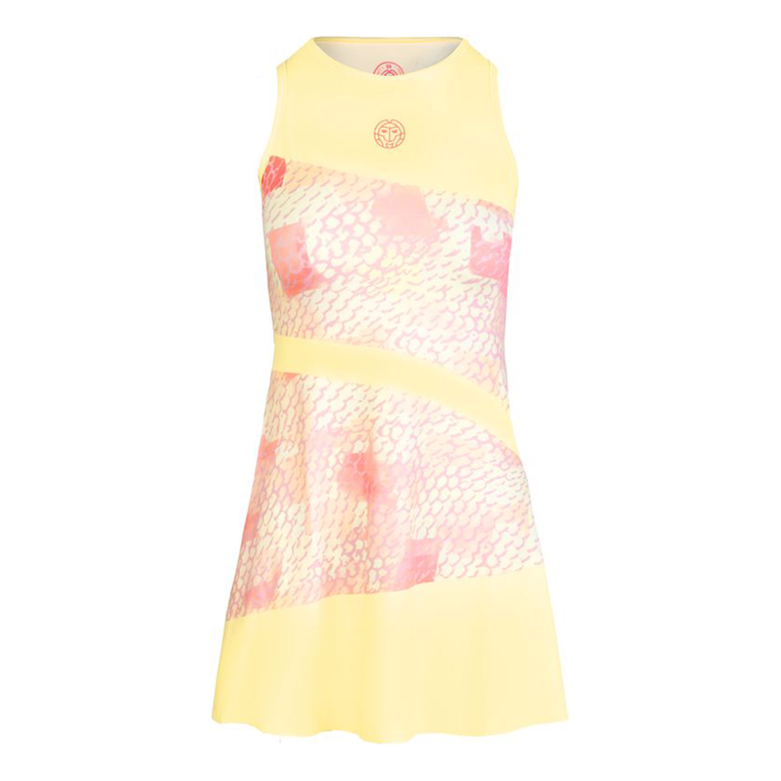 Zahai Tech 2in1 Kleid Damen - Gelb, Rosa