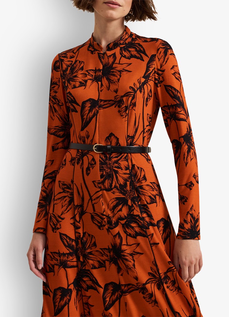 Phase Eight Krissy midi-bluseskjørt med blomstertrykk
