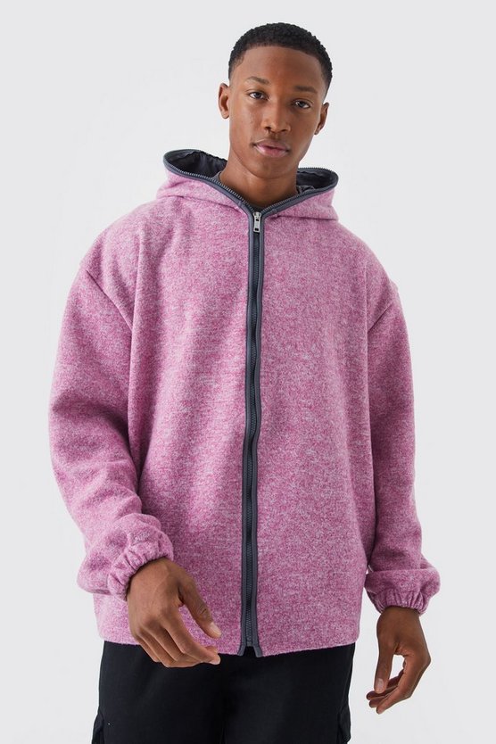 Oversize Hoodie mit Reißverschluss
