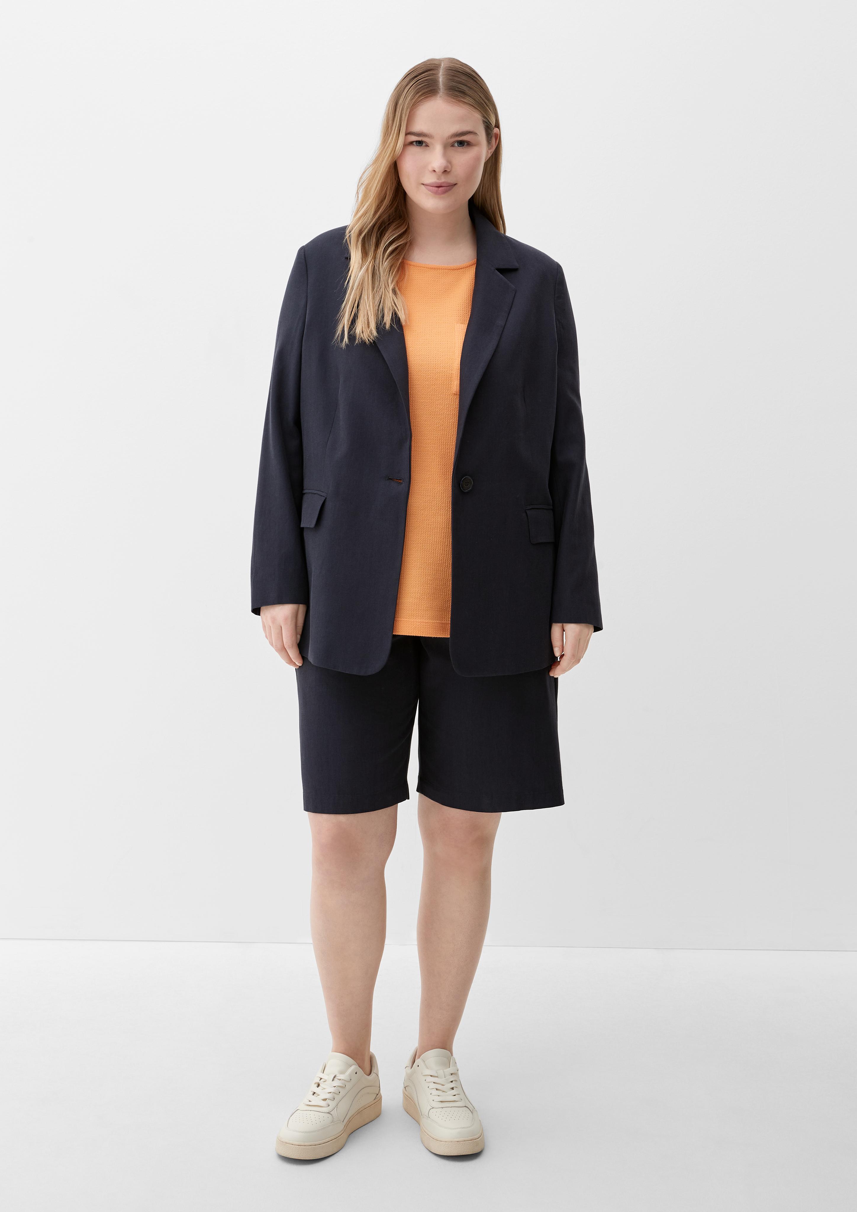 Non-stretch Bermudas mit Tunnelzugbund  2129417-5976