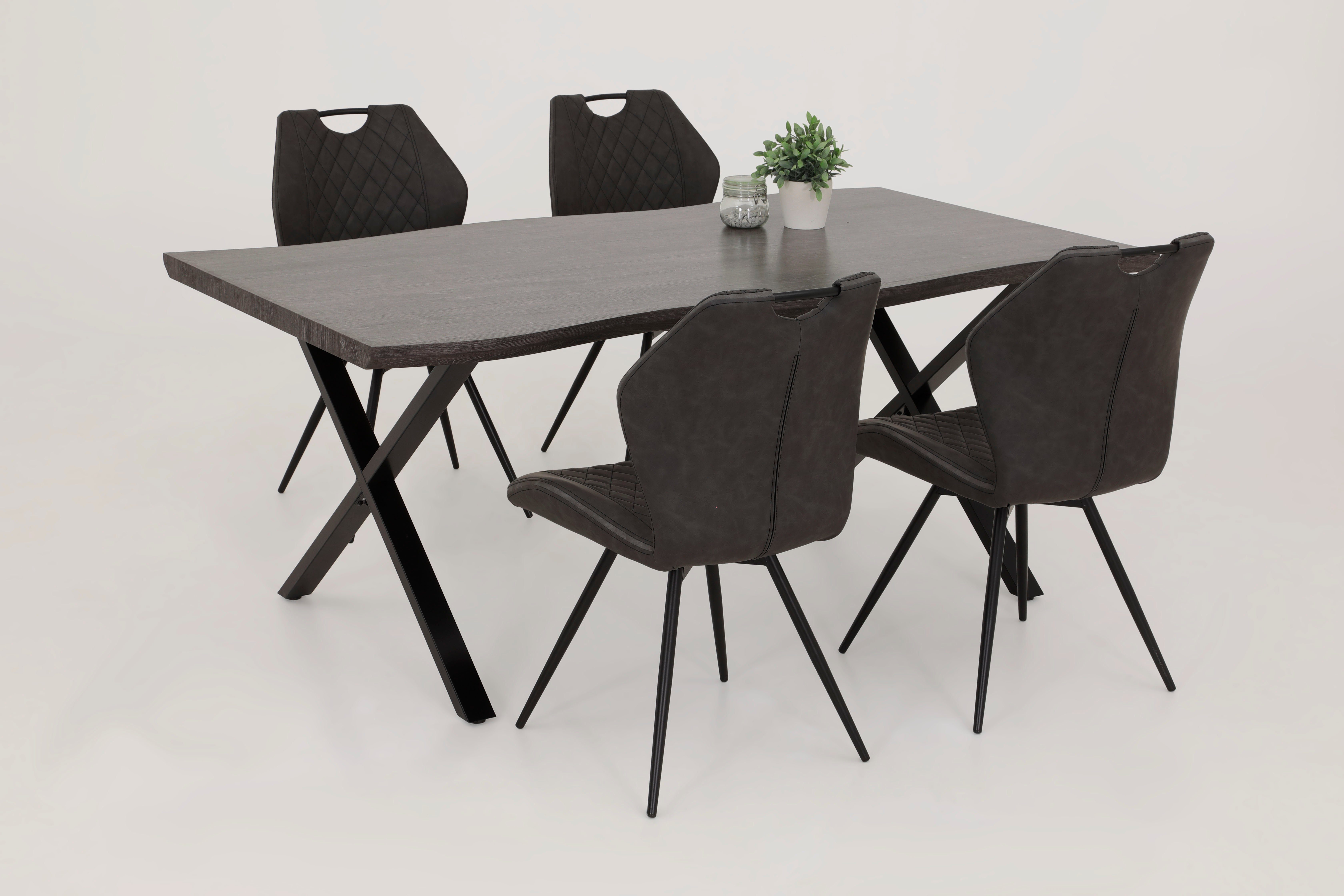 HELA 4-Fußstuhl Katja (Set, 2 St)
