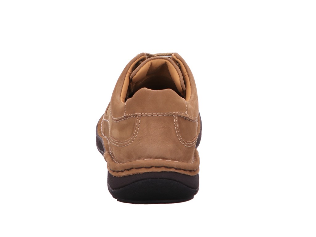CLARKS Freizeit Schnürer beige Nature Three,Sand Nubuck