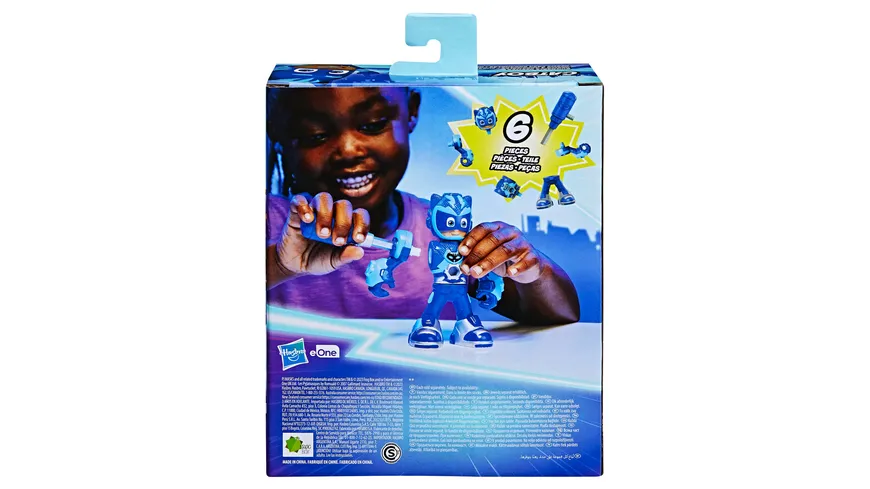Hasbro - PJ Masks Power Heroes Zusammenbaubare Helden, 1 Stück, sortiert